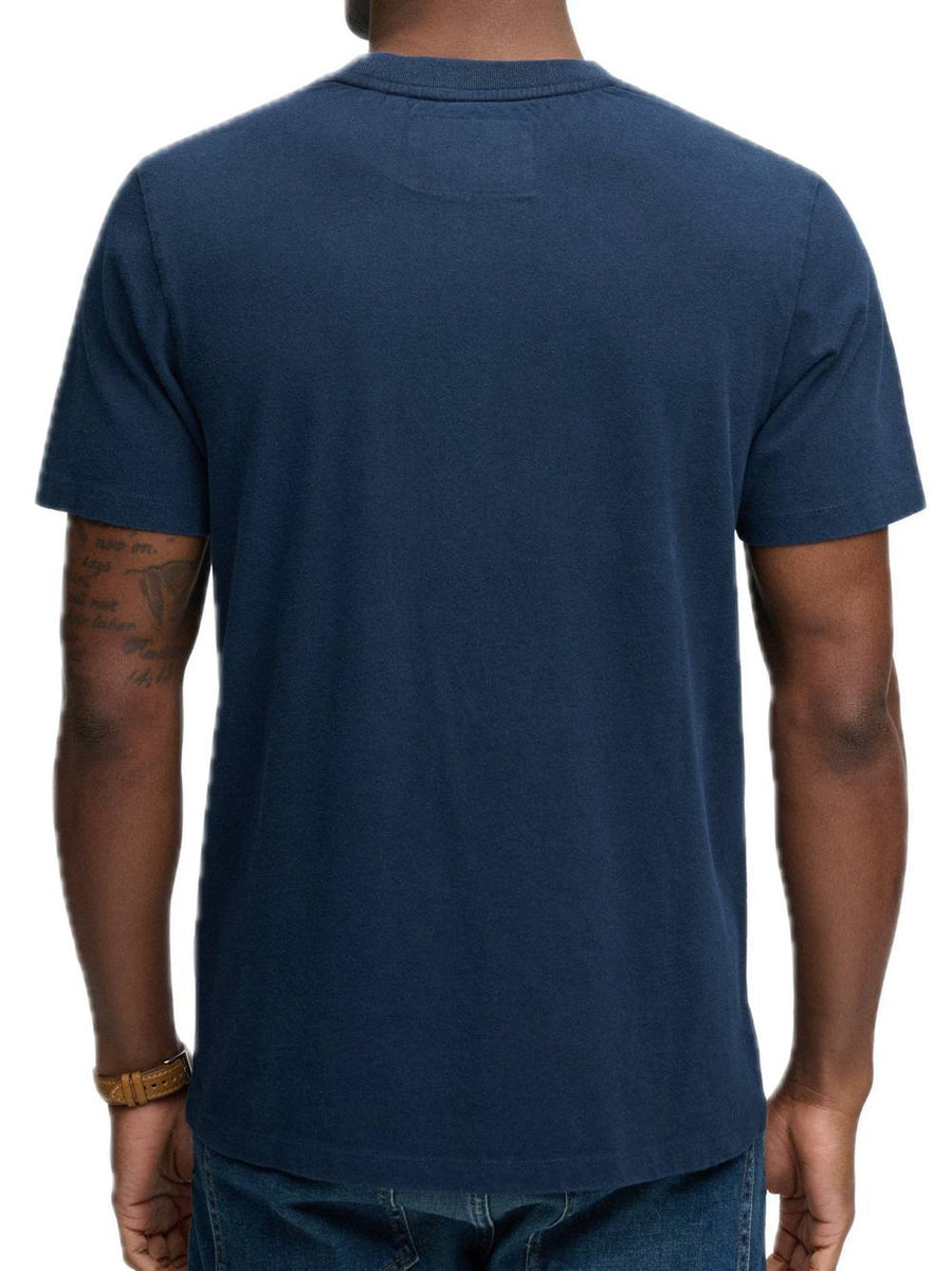 Vintage Prep Relaxed Tee Superdry - Dark Navy — 2