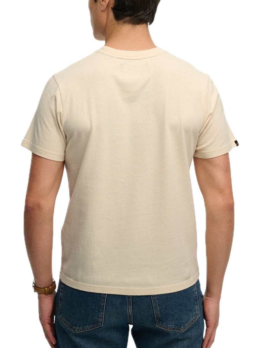 Retro Outdoor Rlxd Tee - Oatmeal Beige — 2