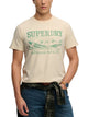 Retro Outdoor Rlxd Tee - Oatmeal Beige