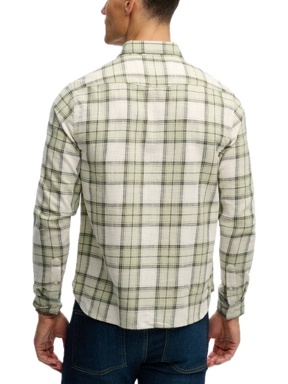 Merchant Lite Check Shirt - Cedar Check Sage — 2