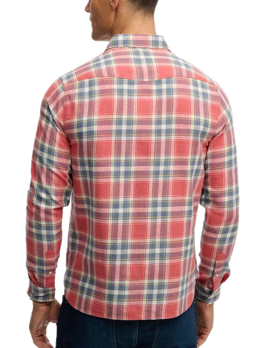 Merchant Lite Check Shirt - Washed Rose Check — 2