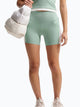One women's high-rise 5" shorts - steam white