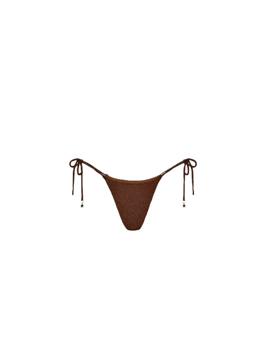 Adjustable Thong - Brown — 2