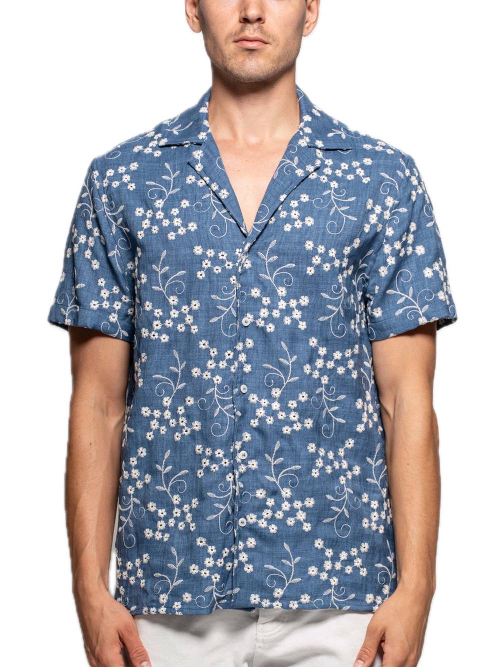 Camicia M/M Sangallo Chambray - Blue — 1