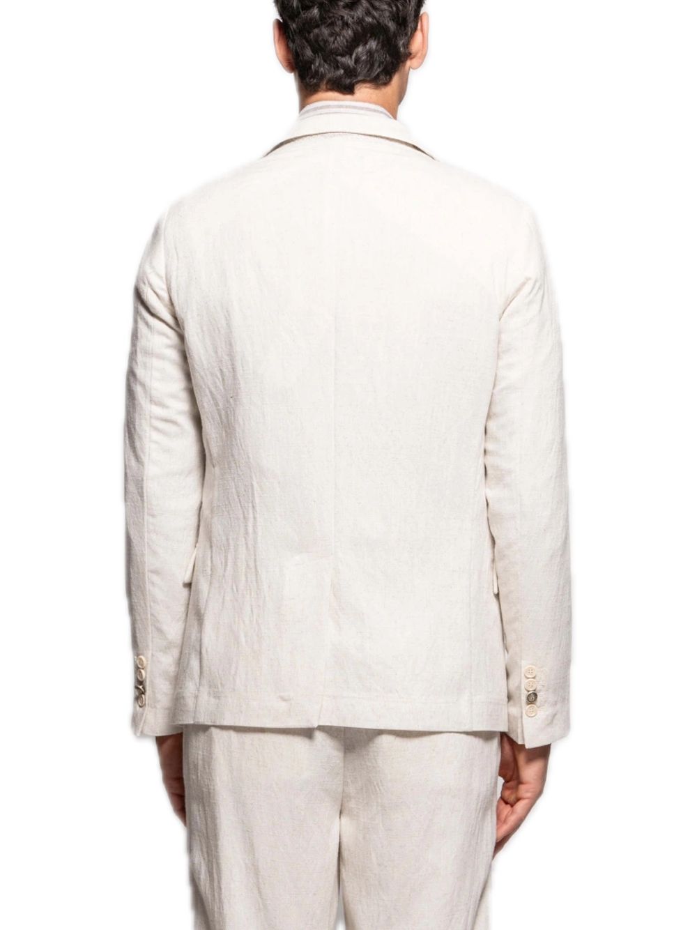 Giacca Misto Lino - Beige — 2