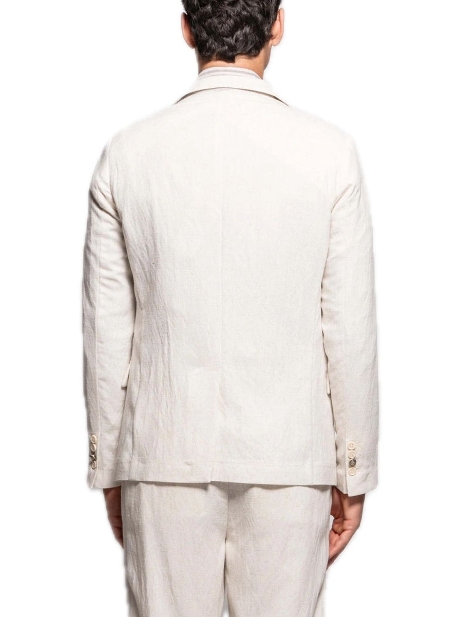 Giacca Misto Lino - Beige — 2