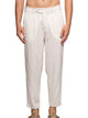 Pantalone Misto Lino - Beige