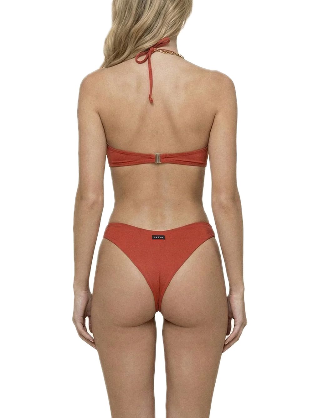 Underwire Bra Fixed Brief - Red Clay — 2