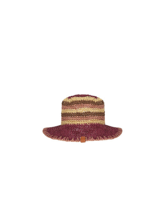 Cappello Paglia - Plum