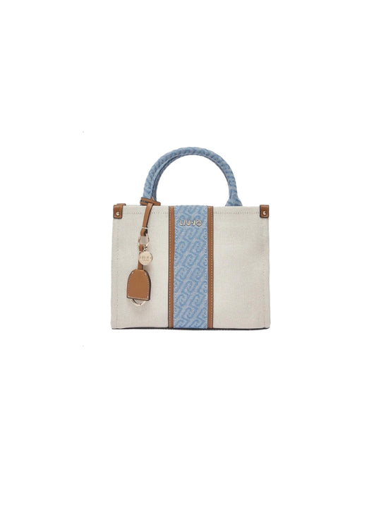 M Tote Liu Jo Ridhi - Neutro/Denim