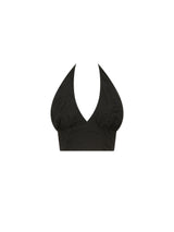 Foliage Top Crop - Black
