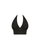 Foliage Top Crop - Black