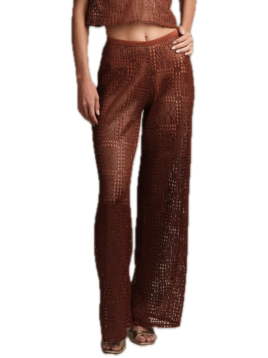 Pantalone Crochet Terra Rossa - Bronze
