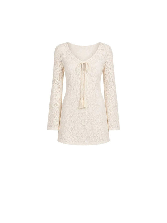 Ladies Dress - Cream