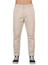Pantalone Cropped Gabardina - Beige