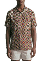 Bowling Shirt Rayon Braga - Wht