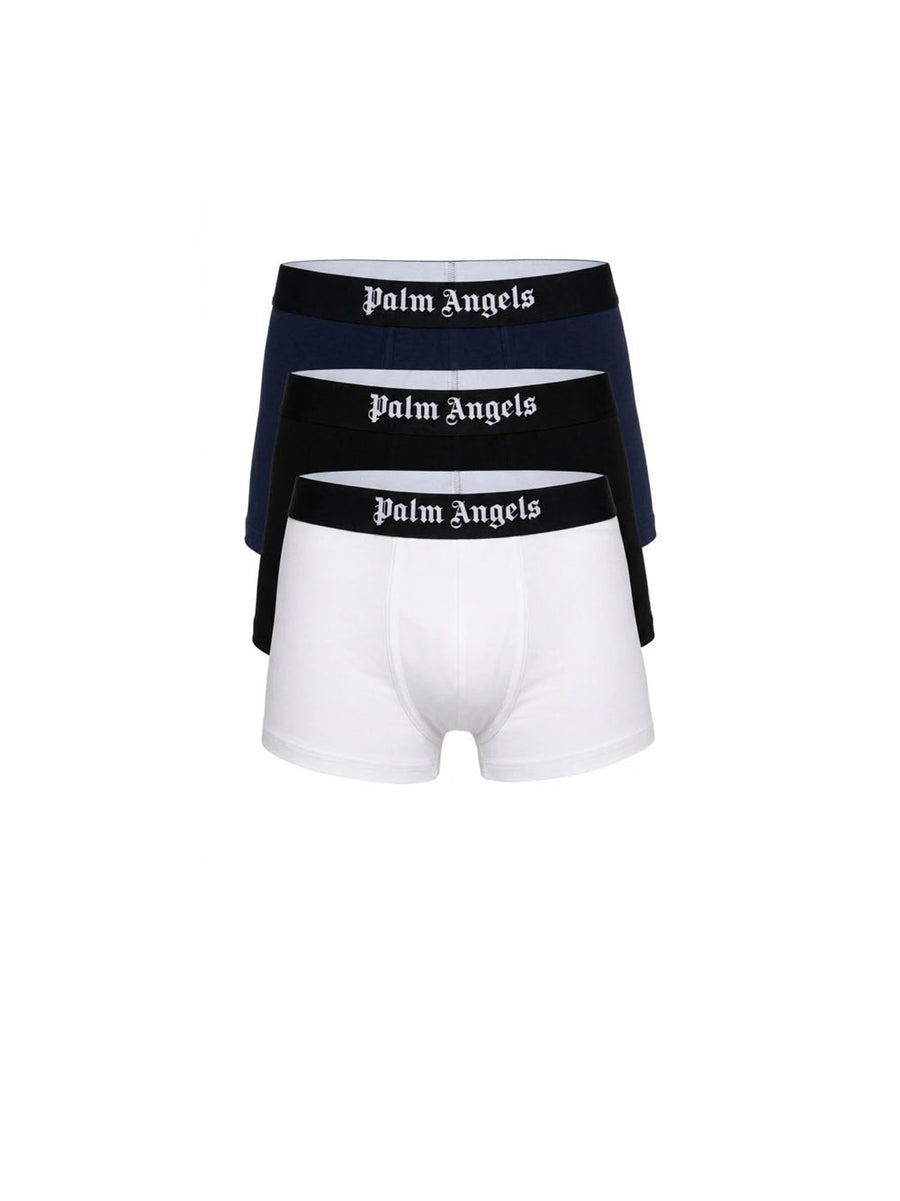 Short Trunk Tripack Basic - White Navy Black