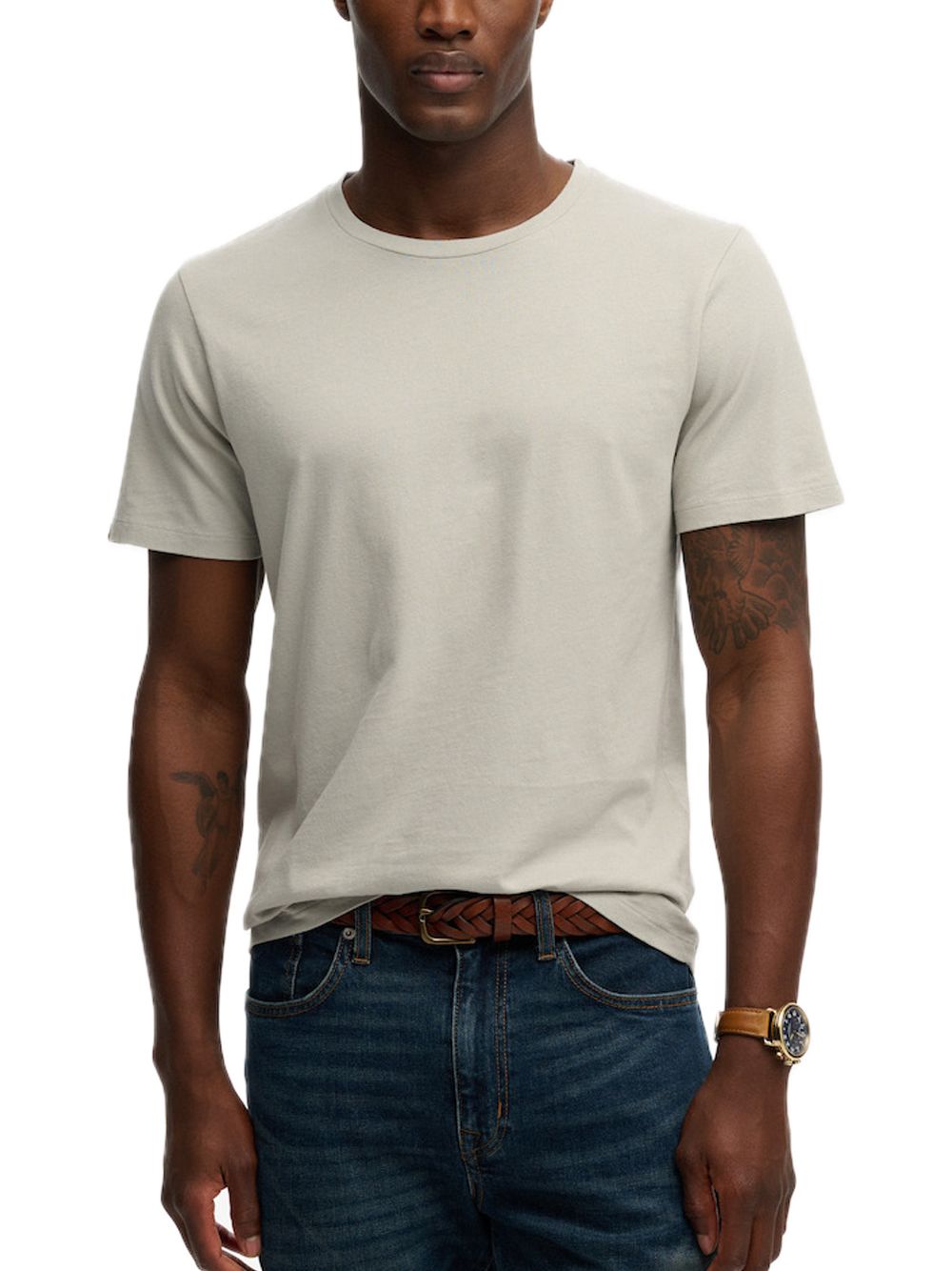 Classic Essential Tee - Chalk Grey — 1