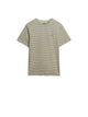 Classic Essential Stripe Tee - Silver Sage Chalk Stripe