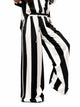 Striped Trousers - Natural Black