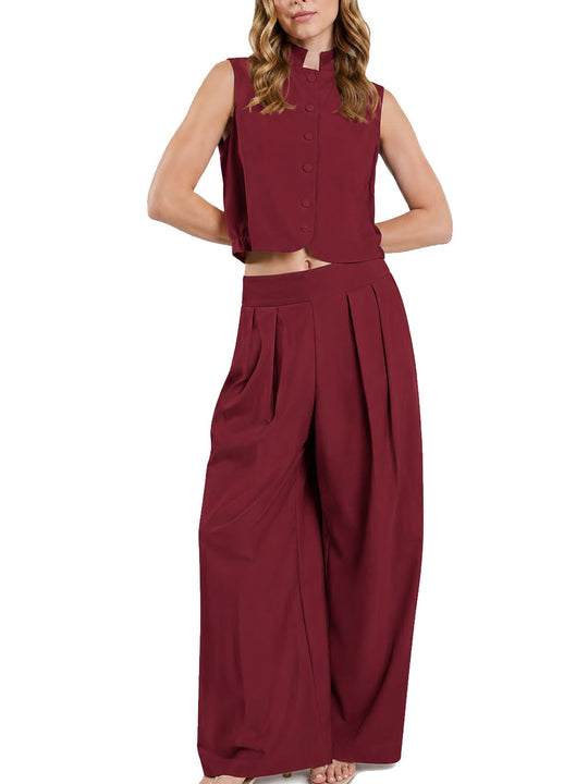 Gilet + Pantaloni - Rosso India
