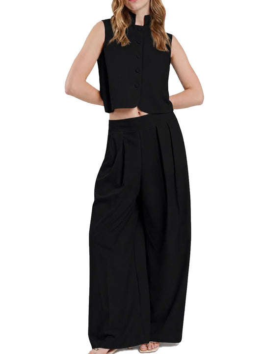 Gilet + Pantaloni - Nero
