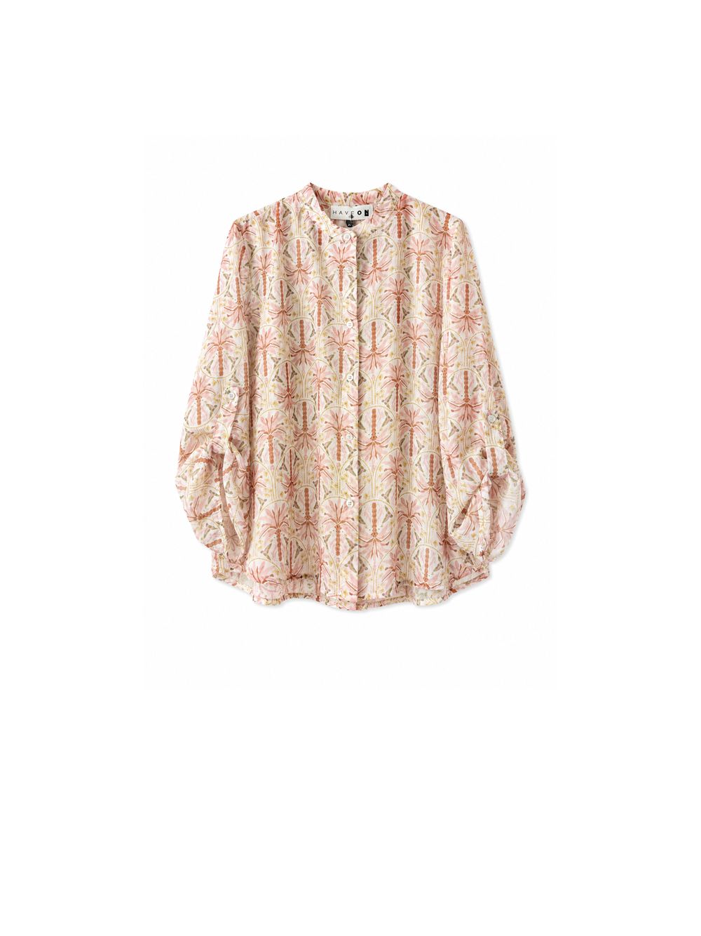 Camicia Palmine - Rosa — 1