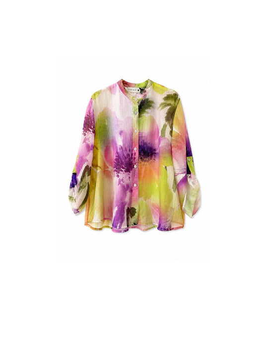 Camicia Fiore - Viola