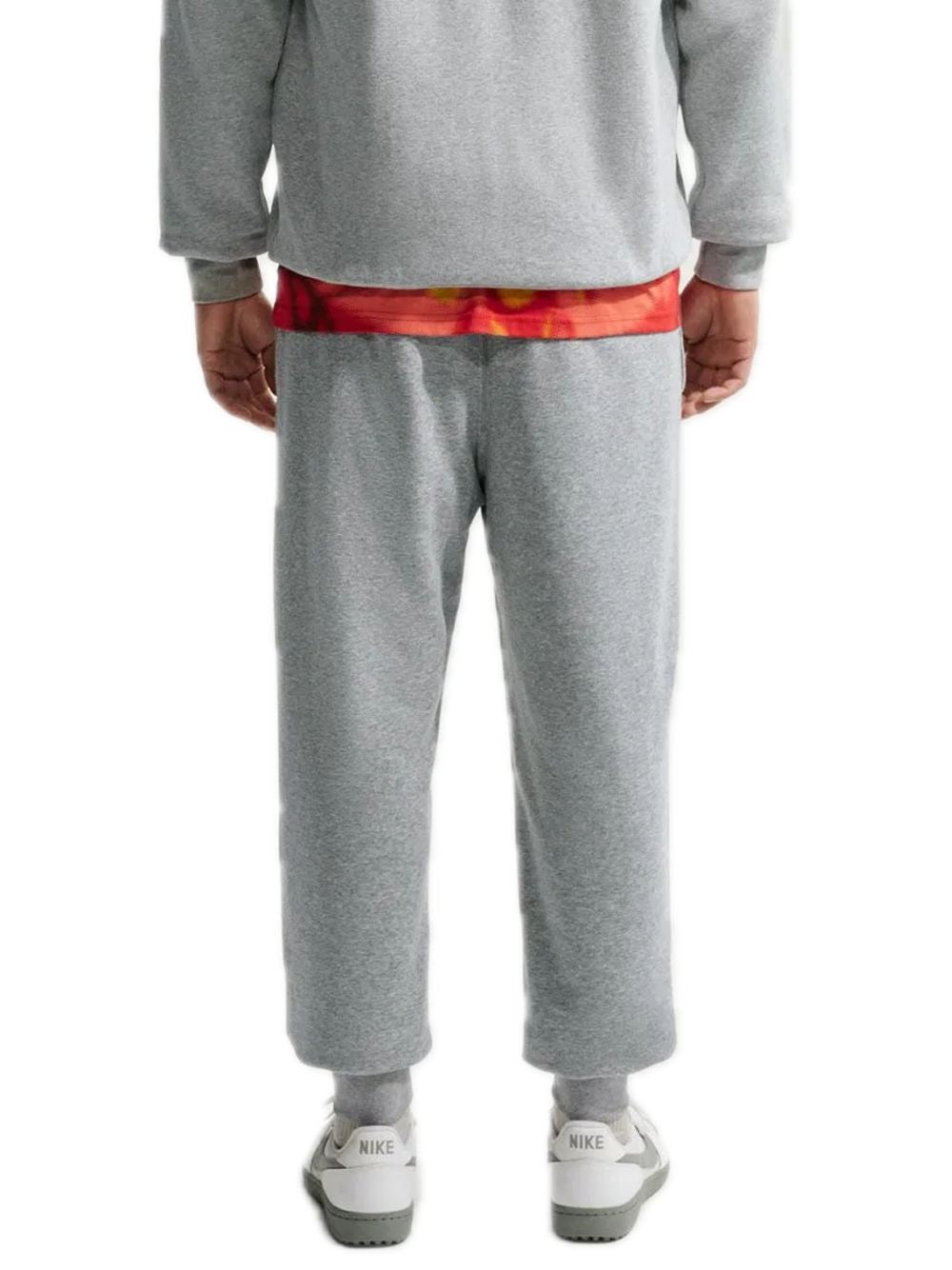 Club men's french terry - dk grey heather university red — 2