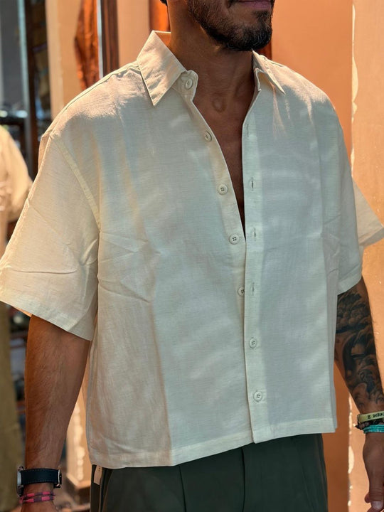 Camicia Tencel - Panna