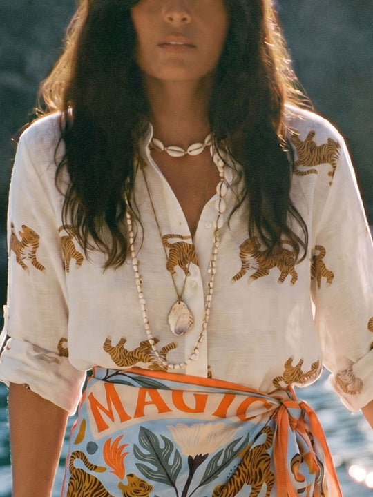 Camicia Stampa - Tigri