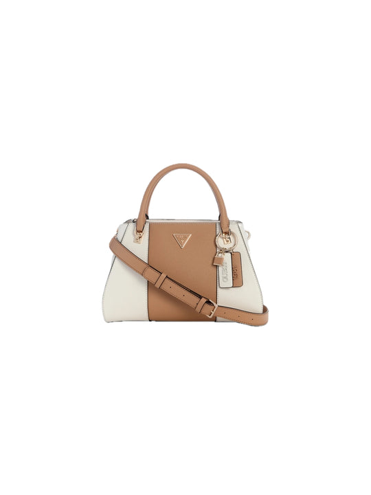 Noelle II Luxury Satchel - Off White Beige