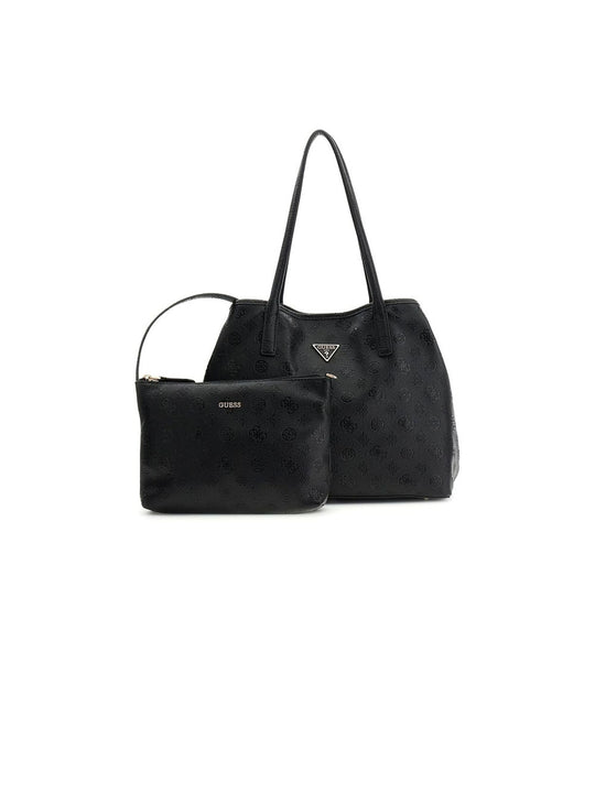 Victtoria 2 In 1 Tote - Black Logo