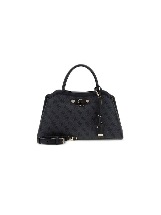 Lindsey Girlfriend Satchel - Coal Logo