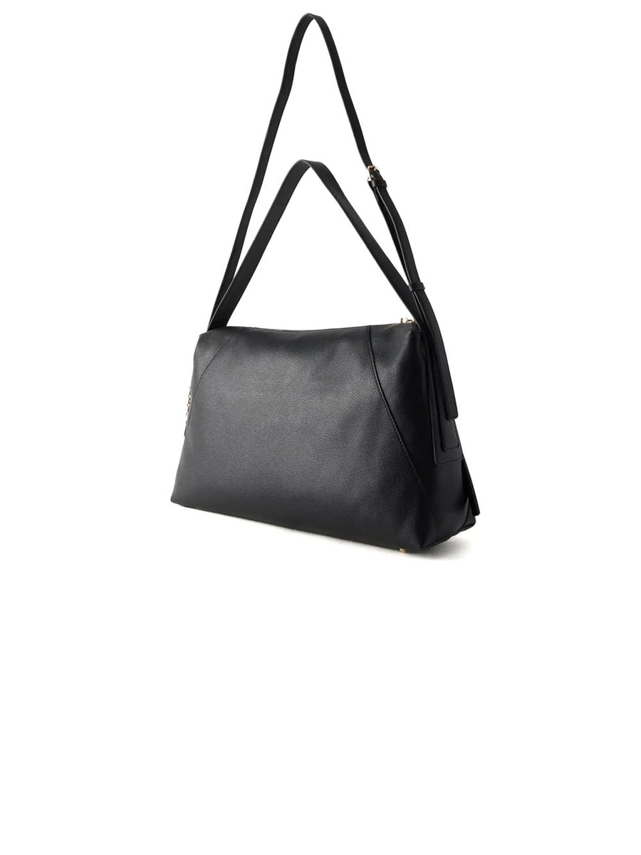 Devon Large Shoulder Bag - Black — 2
