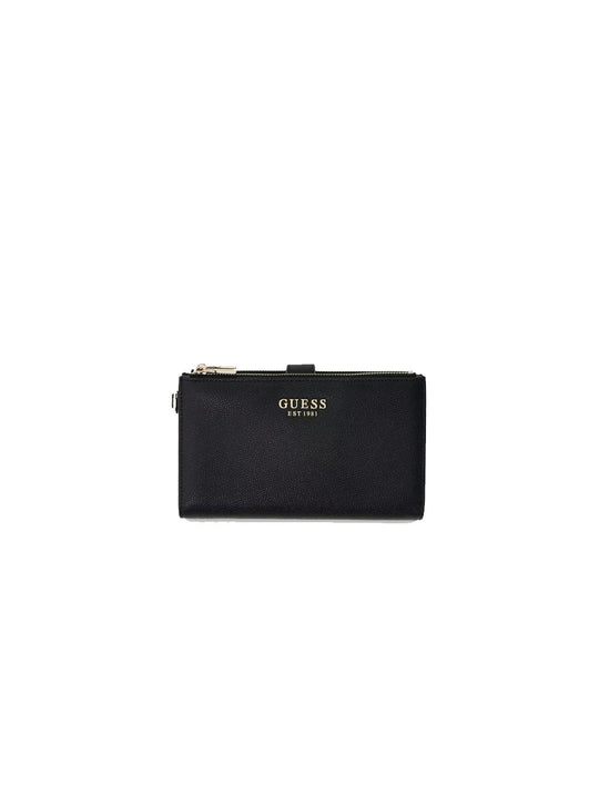 Amorette Slg Dbl Zip Organizer - Black