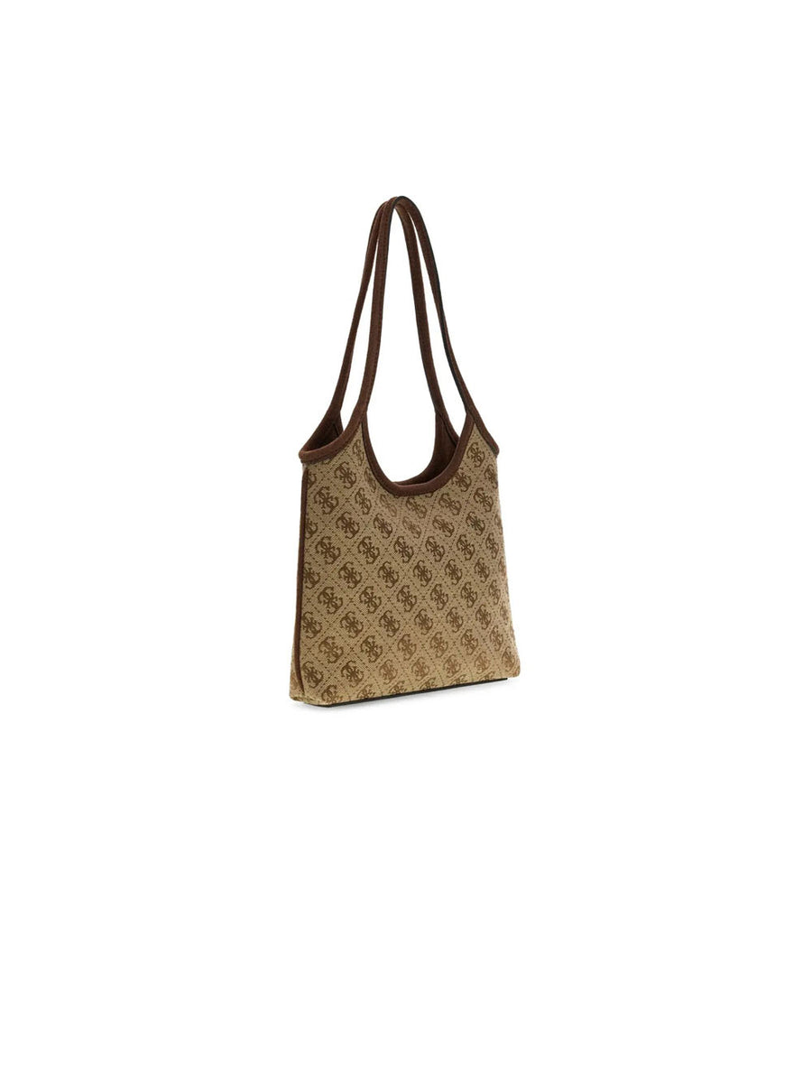 Samantha Mini Tote - Latte Logo Brown — 2