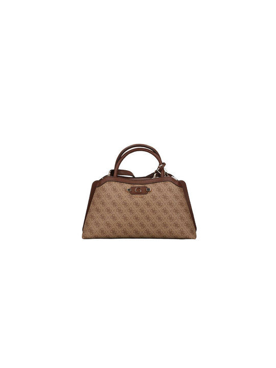Lindsey Girlfriend Satchel - Latte Logo