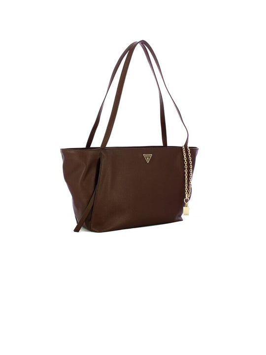 Devon 3 Comp Tote - Brown