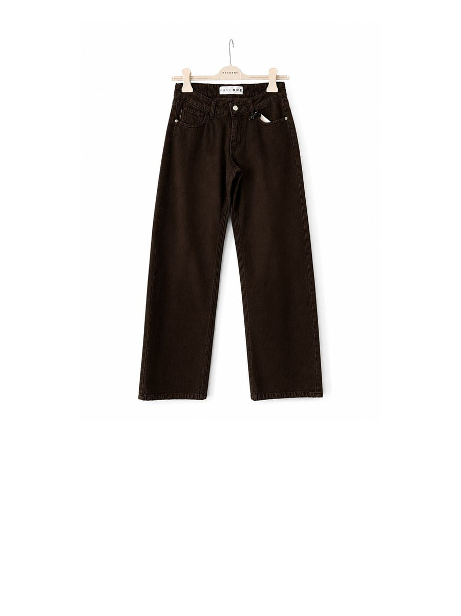 Trousers - Dark brown — 2
