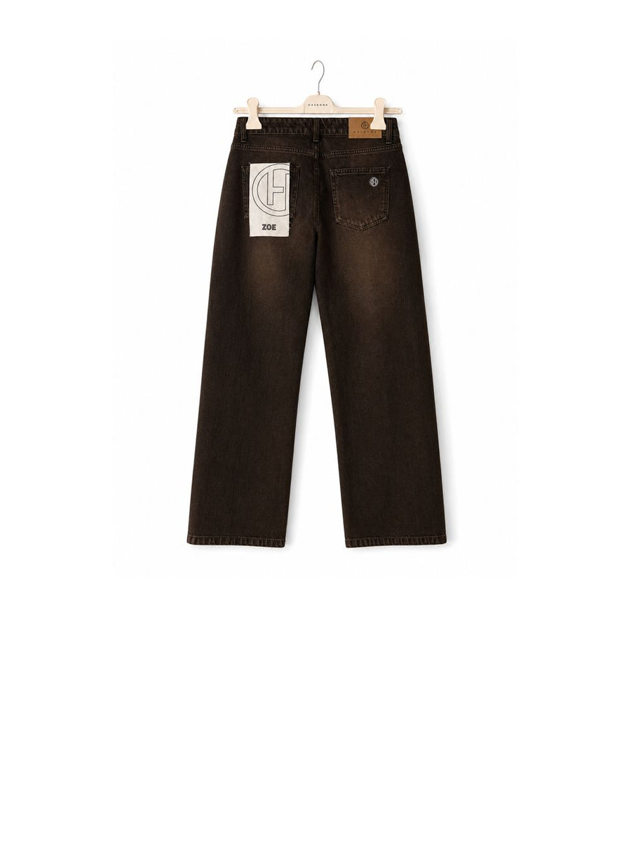 Trousers - Dark brown — 2