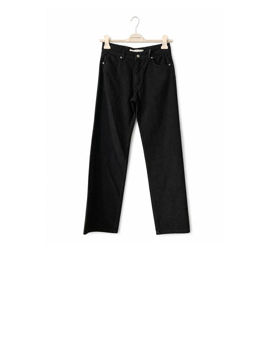Pantalone Dritto Cuc.Aperte Benny Bull - Nero