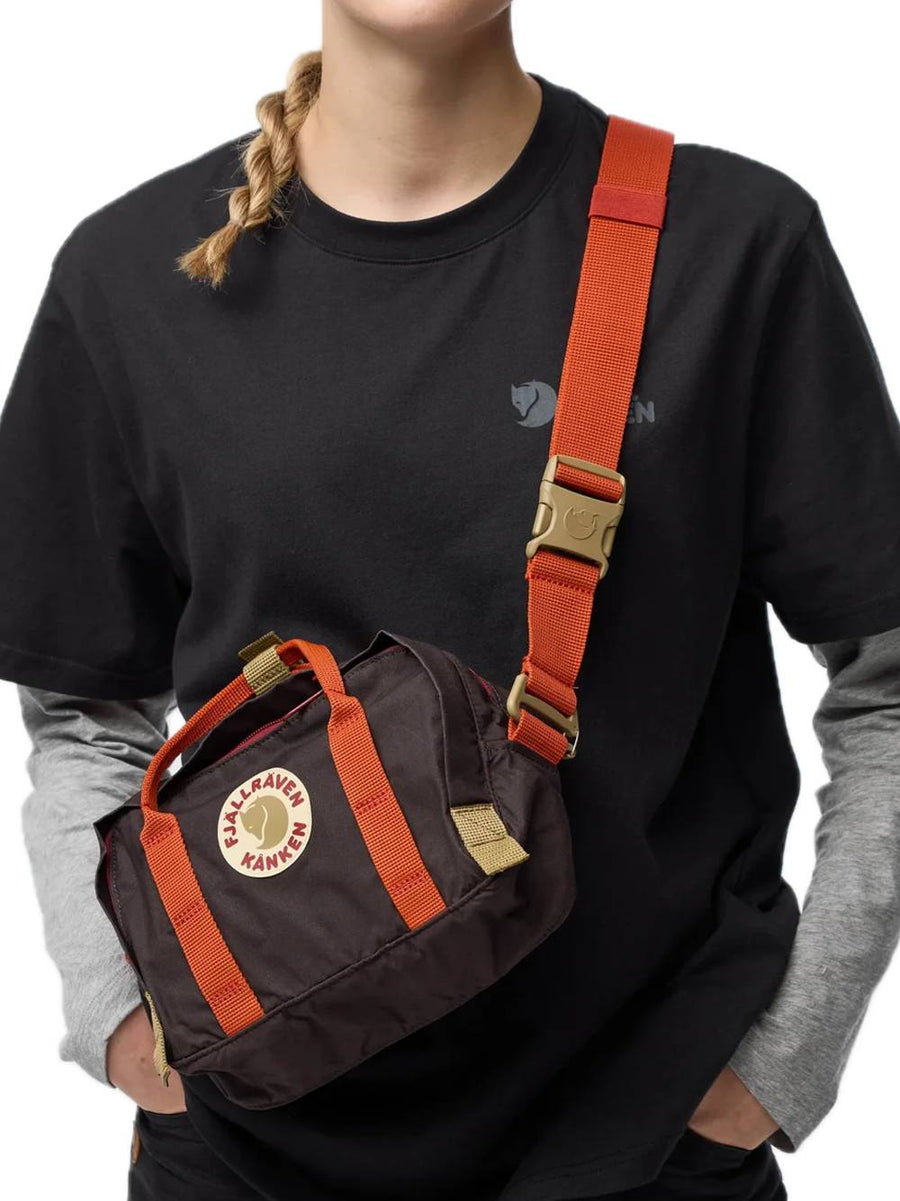 Kanken Koncept Crossbody - Black Oak Rowan Red — 2