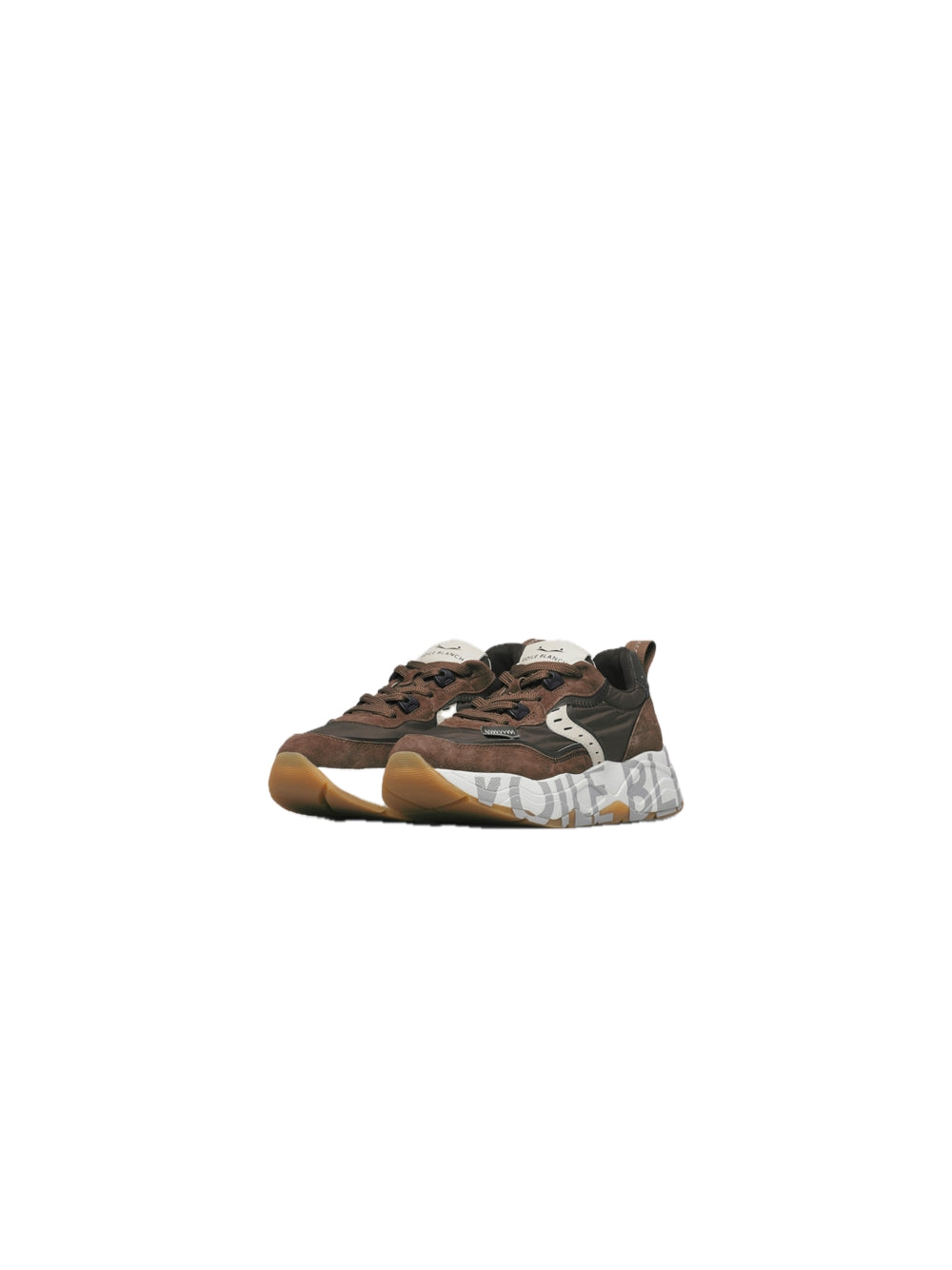 Club105 Suede Croco Nylon - Brown Dark Brown — 4