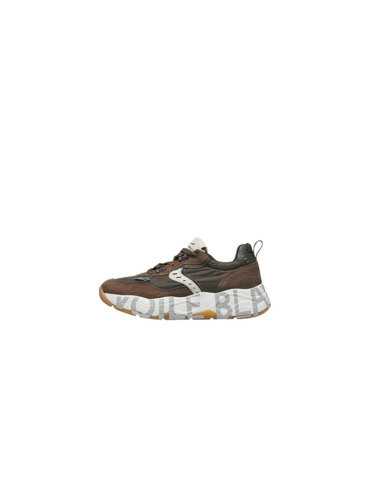 Club105 Suede Croco Nylon - Brown Dark Brown