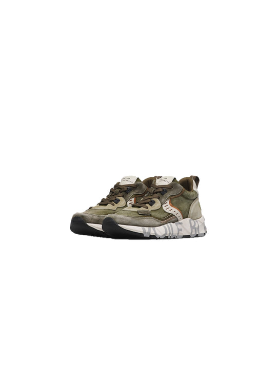 Club01 Suede Washed Canvas - Military Green Stone