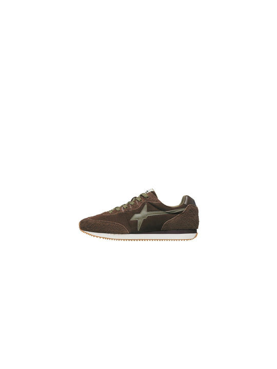 Samoa Uni Brushed Suede E-Suede - Dark Brown Militare