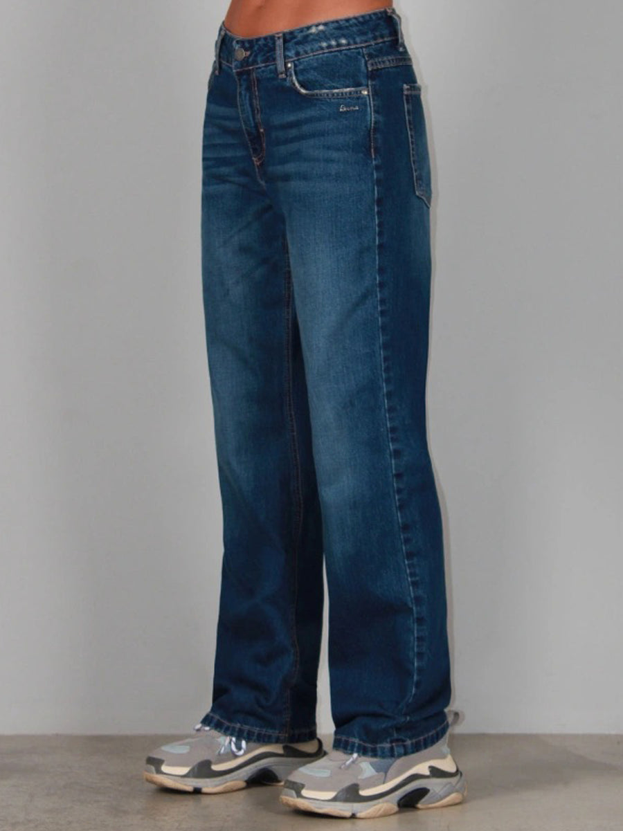 Jeans Dritto Vita Bassa - Colore Unico — 2