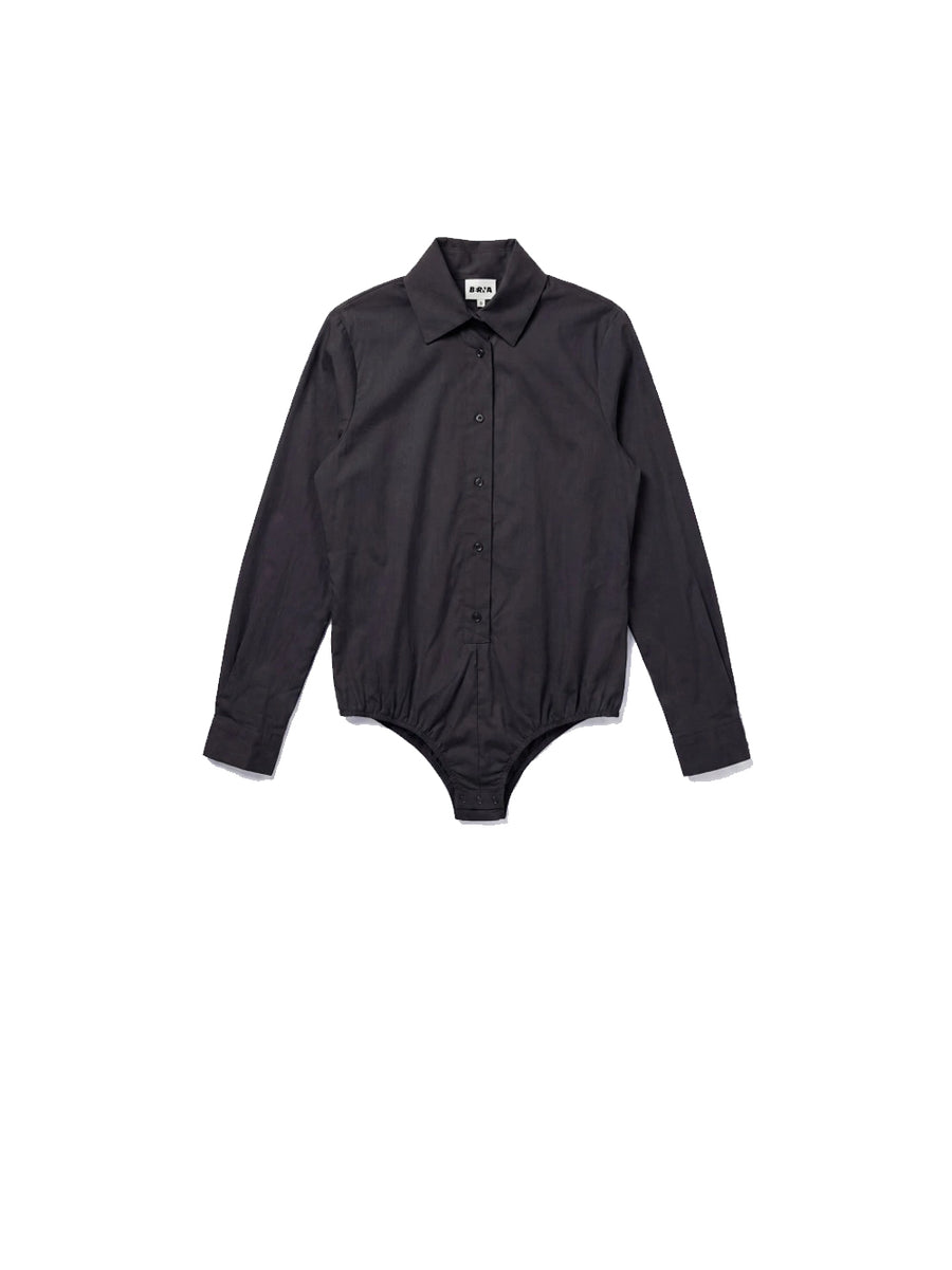 Bodysuit Shirt - Black — 2