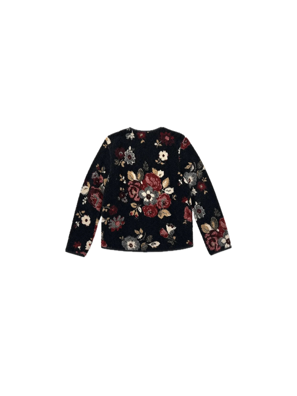 Giacca In Lana Jacquard A Fantasia - Flowers — 3